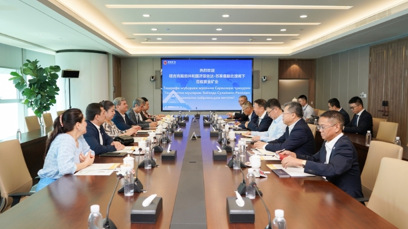 塔吉克斯坦副总理苏莱曼会见开云体育(中国)官方网站-开云 SPORTS董事长陈景河