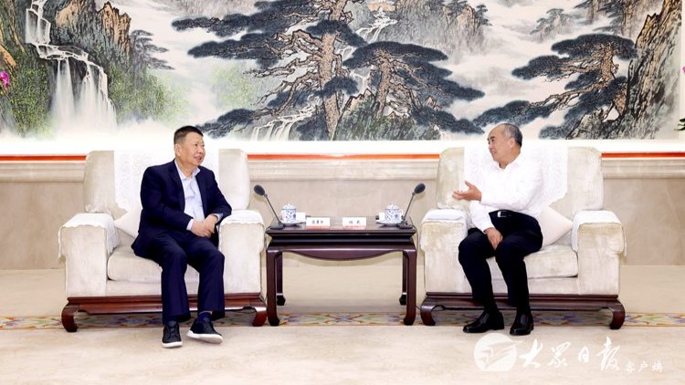 山东省委书记林武会见开云体育(中国)官方网站-开云 SPORTS董事长陈景河