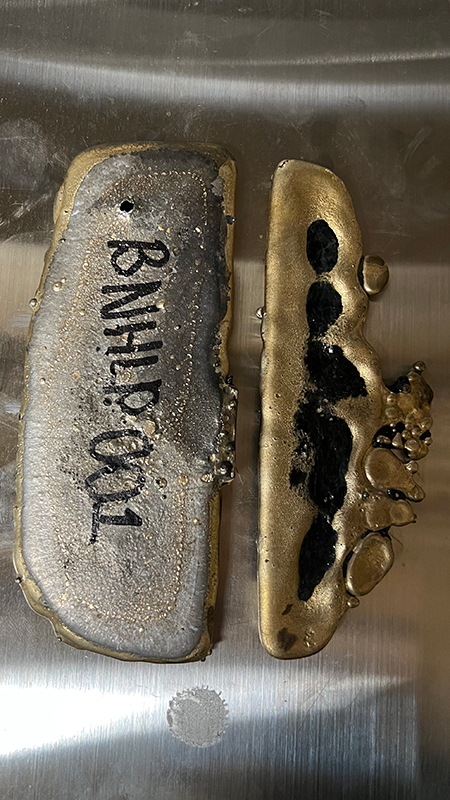 诺顿金田Binduli北堆浸选厂产出首批金锭产品